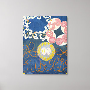 10番目に大きい、グループIV、No.1によるHilma af Klint キャンバスプリント
