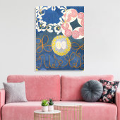 10番目に大きい、グループIV、No.1によるHilma af Klint キャンバスプリント (インサイチュ (リビング))