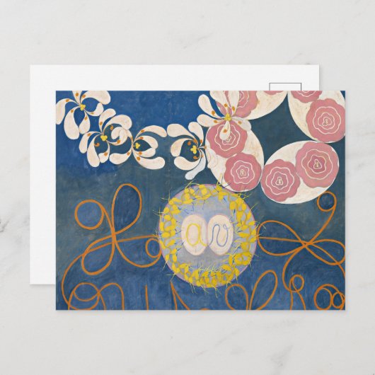 10番目に大きい、グループIV、No.1によるHilma af Klint ポストカード (正面/裏面)