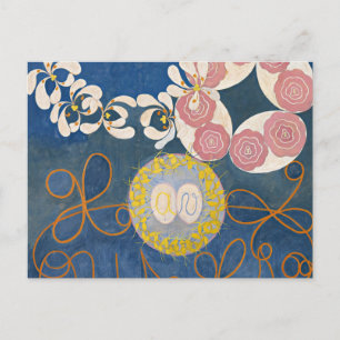 10番目に大きい、グループIV、No.1によるHilma af Klint ポストカード