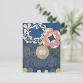 10番目に大きい、グループIV、No.1によるHilma af Klint ポストカード (スタンド正面)