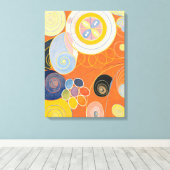 10番目に大きい、グループIV、No.4 by Hilma af Klint キャンバスプリント (インサイチュ (ウッドフロア))