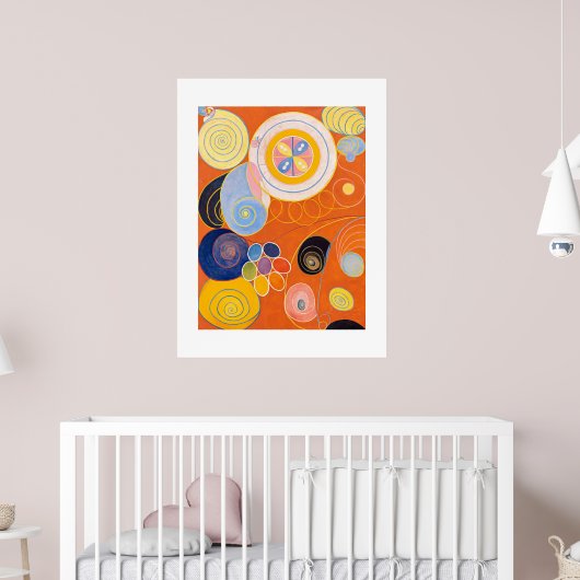 10番目に大きい、グループIV、No.4 by Hilma af Klint ポスター (子ども部屋2)