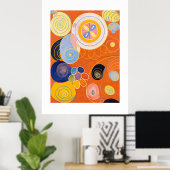 10番目に大きい、グループIV、No.4 by Hilma af Klint ポスター (ホームオフィス)