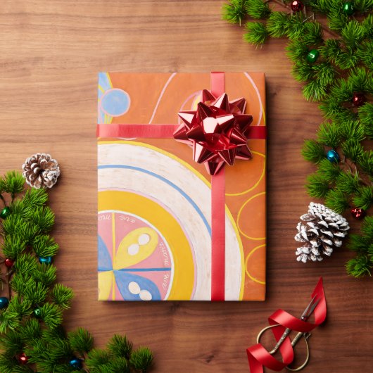 10番目に大きい、グループIV、No.4 by Hilma af Klint ラッピングペーパー (クリスマスギフト)