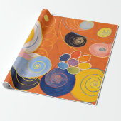 10番目に大きい、グループIV、No.4 by Hilma af Klint ラッピングペーパー (アンロールド)