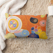 10番目に大きい、グループIV、No.4 by Hilma af Klint ランバークッション (ブランケット)