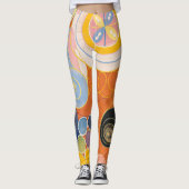 10番目に大きい、グループIV、No.4 by Hilma af Klint レギンス (正面)