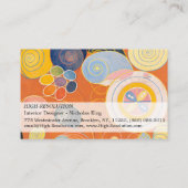 10番目に大きい、グループIV、No.4 by Hilma af Klint 名刺 (裏面)