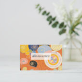 10番目に大きい、グループIV、No.4 by Hilma af Klint 名刺 (スタンド正面)