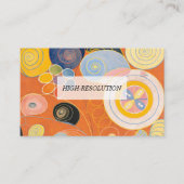 10番目に大きい、グループIV、No.4 by Hilma af Klint 名刺 (正面)