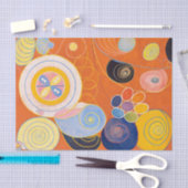 10番目に大きい、グループIV、No.4 by Hilma af Klint 薄葉紙 (クラフト)