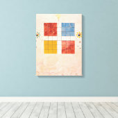 10番目に大きい、10番目の年齢 |ヒルマフクリント | キャンバスプリント (インサイチュ (ウッドフロア))