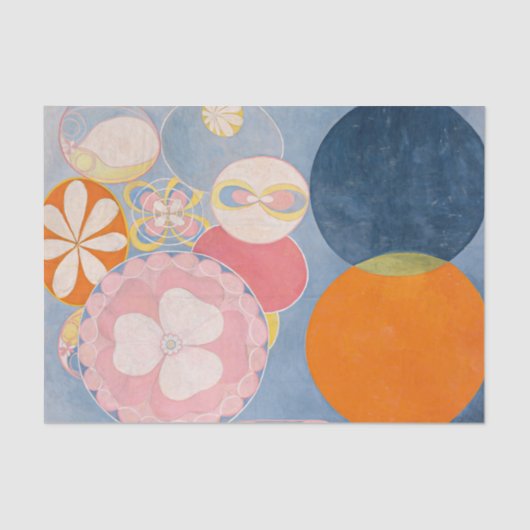 10番目に大きいNo 2子供時代Hilma Klint 薄葉紙 (正面)