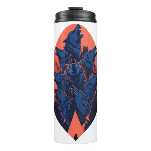 10番目のオオカミ タンブラー (正面)