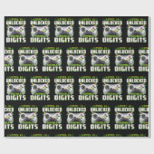 10番目の誕生日の男の子のダブルデジットのビデオゲーマー ラッピングペーパー (フラット)