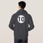 10番 パーカ (裏面フル)