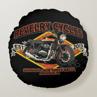10祝年のRevelry Cyclesクッション ラウンドクッション