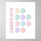 10私たちがあなたを愛する理由 – 10誕生日ギフト ポスター (正面)