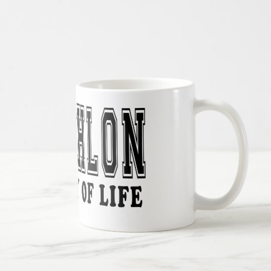 10種競技それは生き方です コーヒーマグカップ (右)