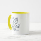 10種類の人々が…あります マグカップ (正面左)