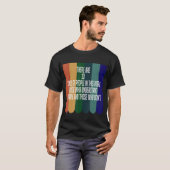 10種類の人バイナリーシステムMath Biがある Tシャツ (正面フル)