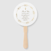 10箔の枠フェイクのバプテスマ ハンドファン (裏面)