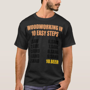 10簡単ステップカラフルおもしろい宇宙 Tシャツ