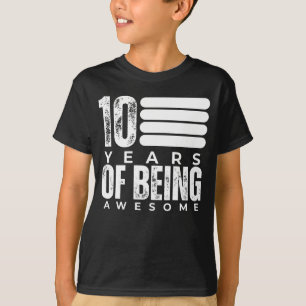 10素晴らし歳誕生日 Tシャツ