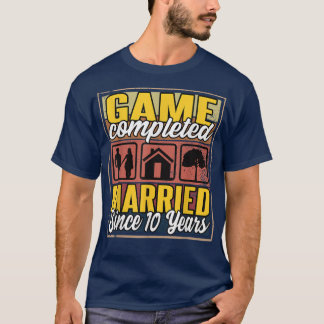 10結婚した年から10歳ま結婚で Tシャツ