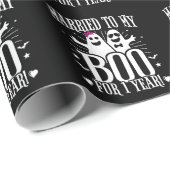 10結婚月1日おもしろい記念 ラッピングペーパー (ロールコーナー)