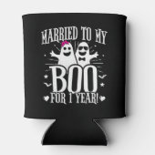 10結婚月1日おもしろい記念 缶クーラー (裏面)