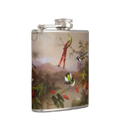 10羽のハチドリが集まる熱帯地方 フラスク (右)