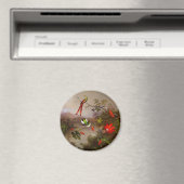 10羽のハチドリが集まる熱帯地方 マグネット (インサイチュ (食洗機))