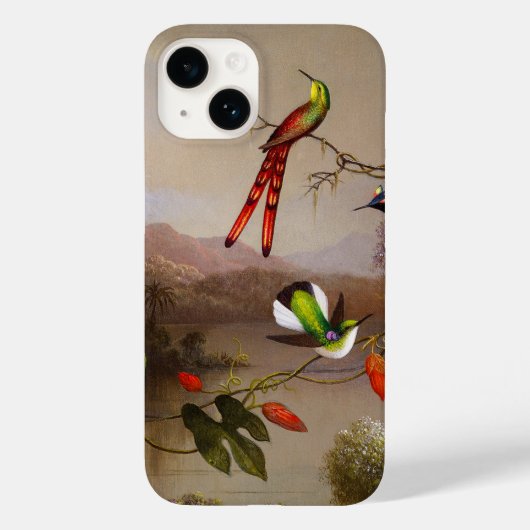 10羽のハチドリが集まる熱帯地方 Case-Mate iPhoneケース (裏面)