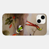 10羽のハチドリが集まる熱帯地方 Case-Mate iPhoneケース (裏面 (横))