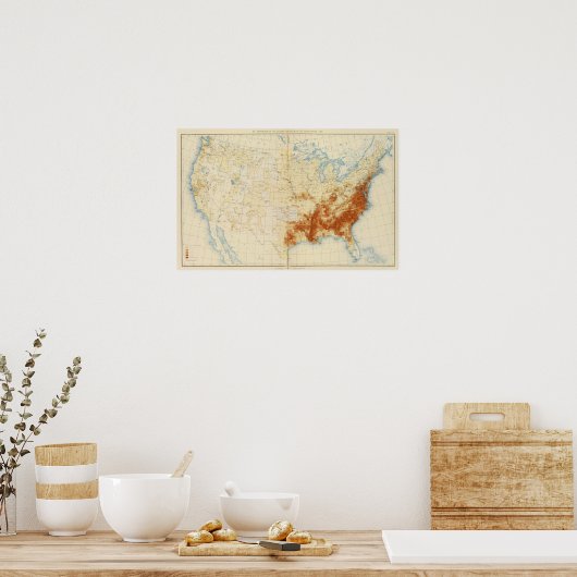 10色人口1890 ポスター (キッチン)