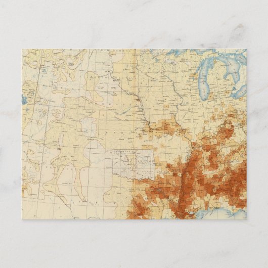 10色人口1890 ポストカード (正面)