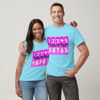 10色Tシャツのペア Tシャツ