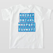 10色Tシャツのペア Tシャツ (レイダウン裏面)