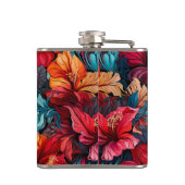 #10花柄 フラスク (裏面)