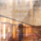 10表金ゴールド透明座席表 ウィンドウサイン (シート2)