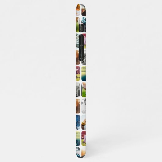 10角形フォトグリッドテンプレート丸白枠 iPhoneケース (左側)