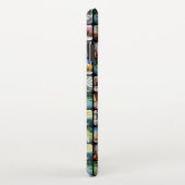 10角形フォトグリッドテンプレート丸黒枠 iPhoneケース (右側)