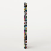 10角形フォトグリッドテンプレート丸黒枠 iPhoneケース (左側)