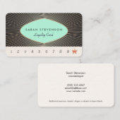 10訪問お客様ロイヤリティカード ロイヤリティカード (正面/裏面)