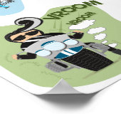 10詩の擬音語と日常の書 ポスター (角)