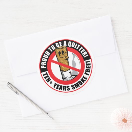 10誇りを持った年以上の歴史を持つ ラウンドシール (封筒)