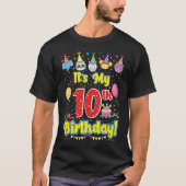 10誕生日かわいい10歳の誕生日P Tシャツ (正面)