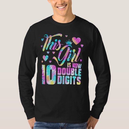 10誕生日この女の子は今10ダブルデジットTi Tシャツ (正面)